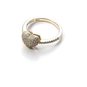 Anello 4US Cesare Paciotti Golden Heart - 4UAN3004W - 14 Anello 4US Cesare Paciotti Golden Heart - 4UAN3004W - 14