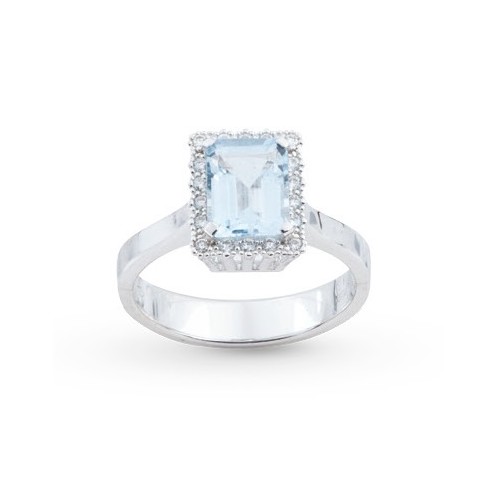 Anello Acquamarina Artlinea - AD523-LB - 13