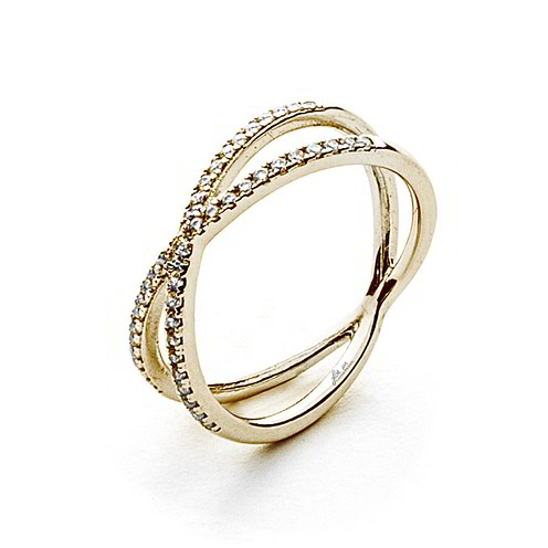 Anello Donna 4US Cesare Paciotti Intreccio - 4UAN4617W - 14