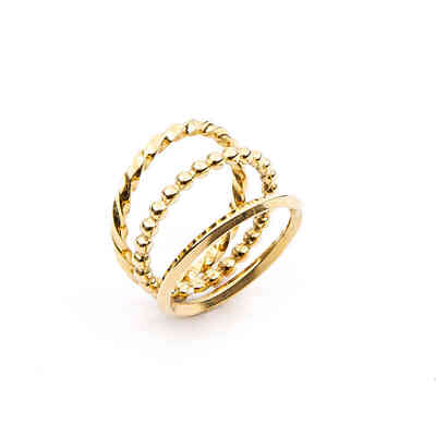 Anello Donna 4US Cesare Paciotti Multi - 4UAN3990W - 10 Anello Donna 4US Cesare Paciotti Multi - 4UAN3990W - 10