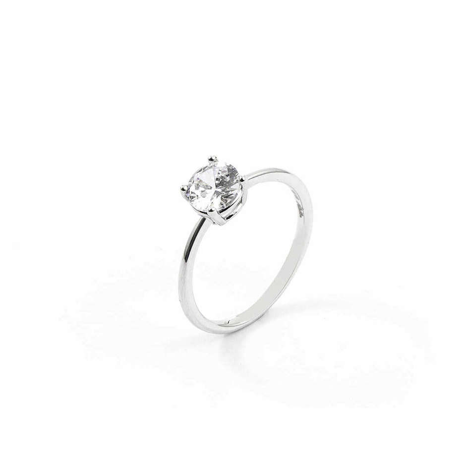 Anello Donna 4US Cesare Paciotti Solitario - 4UAN3867W-16