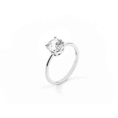 Anello Donna 4US Cesare Paciotti Solitario - 4UAN3870W-10 Anello Donna 4US Cesare Paciotti Solitario - 4UAN3870W-10