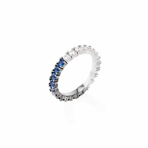 Anello Donna Amen Veretta Duo Luce - RBNBBL