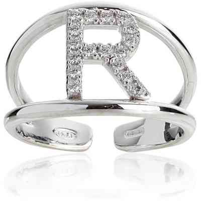 Anello Donna Artlinea Lettera Zirconia - ZAS2/R-LB Anello Donna Artlinea Lettera Zirconia - ZAS2/R-LB