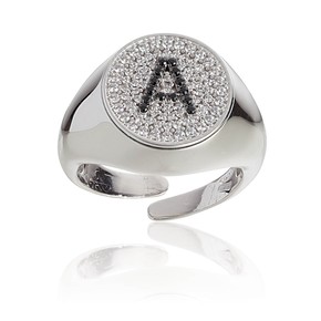 Anello Donna Artlinea Lettera Zirconia - ZAS3/A-LL Anello Donna Artlinea Lettera Zirconia - ZAS3/A-LL
