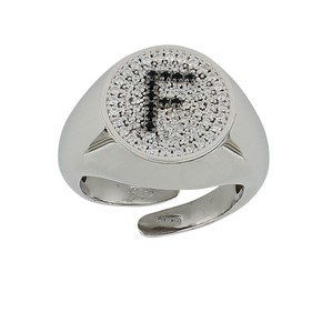 Anello Donna Artlinea Lettera Zirconia - ZAS3/F-LL Anello Donna Artlinea Lettera Zirconia - ZAS3/F-LL