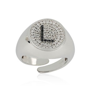 Anello Donna Artlinea Lettera Zirconia - ZAS3/I-LL Anello Donna Artlinea Lettera Zirconia - ZAS3/I-LL