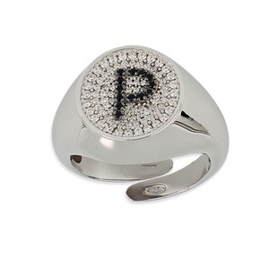Anello Donna Artlinea Lettera Zirconia - ZAS3/P-LL Anello Donna Artlinea Lettera Zirconia - ZAS3/P-LL