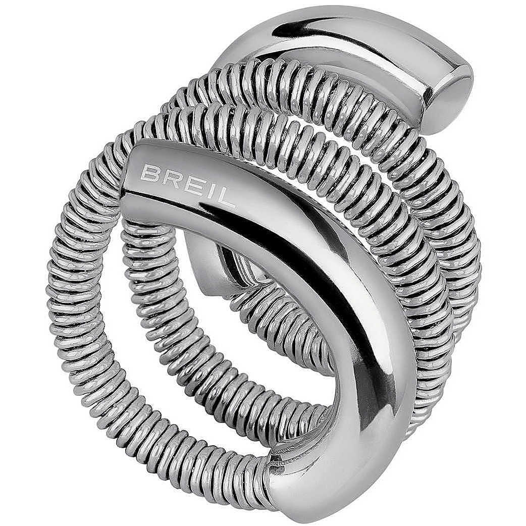 Anello Lady Donna Breil Crossing Love Acciaio e Swarovski TJ 1553 - 4 - Gioielleria Amadori