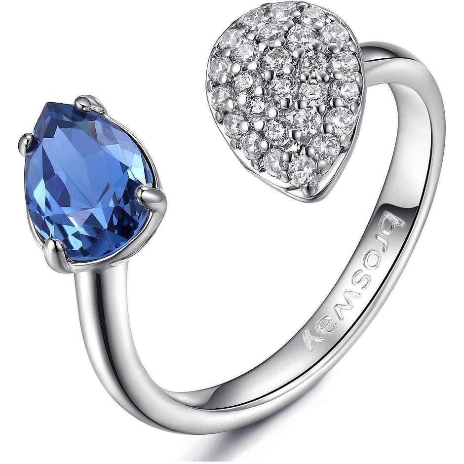 Anello AFFINITY in ottone oro e cristalli BFF147B