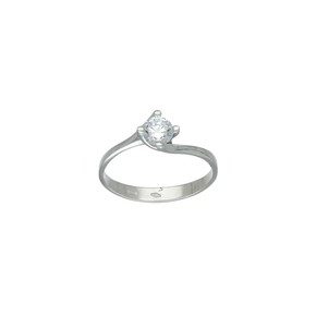 Anello Donna Guzzi Gioielli Oro 18Kt Solitario - A912854B