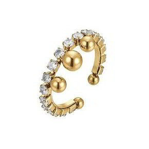 Anello Donna Luca Barra Sfere - ANK4 - S Anello Donna Luca Barra Sfere - ANK4 - S