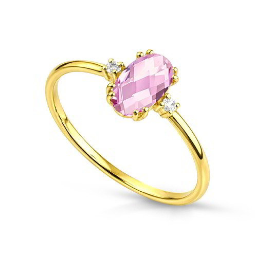 Anello Donna Lucciole Solitario - ANIRIDE9KTOV-OG-VIO