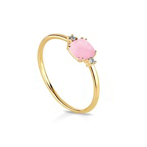 Anello Donna Lucciole Solitario - ANIRIDE9KTQ-OG-R