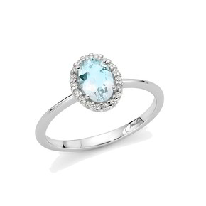Anello Donna Miluna Acquamarina - LID3764 Anello Donna Miluna Acquamarina - LID3764