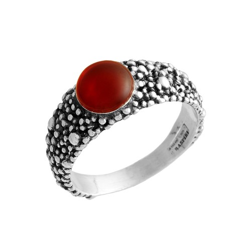 Anello Donna Raspini Perlage Corniola - 11802 - 12