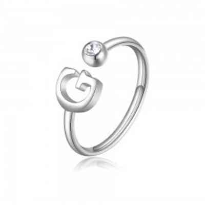 Anello Donna S'Agapò Click Lettera - SCK178