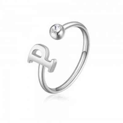 Anello Donna S'Agapò Click Lettera - SCK187