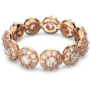 Anello Donna Swarovski Constella Pavè Rose - 15 Anello Donna Swarovski Constella Pavè Rose - 15
