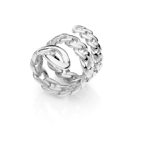 Anello Donna Unoaerre Catena Spirale - 2395