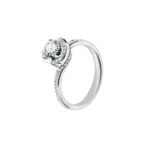 Anello Salvini Abbraccio Incassato Solitario - 81110302