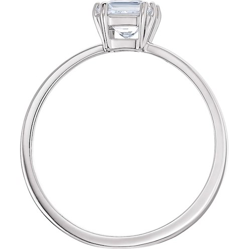 Anello Swarovski Attract Solitario Bianco - 20