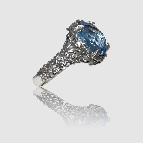 Anello Tesoro Di Hera Frangipane Quarzo - FAN001-AZ