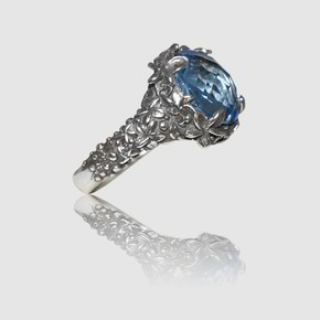 Anello Tesoro Di Hera Frangipane Quarzo - FAN001-AZ