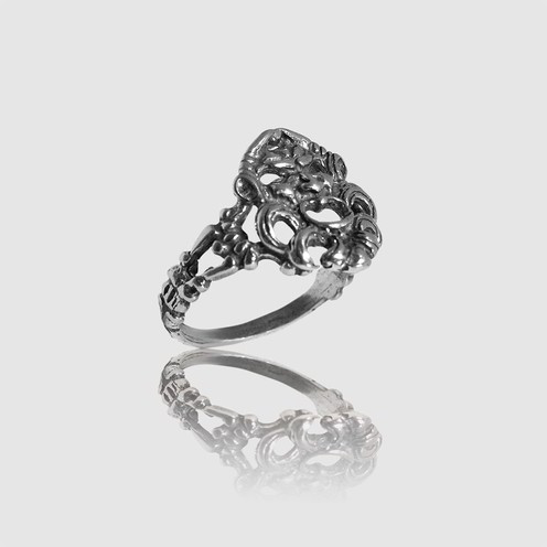 Anello Tesoro Di Hera Maschera Apotropaica - AN021 - 8