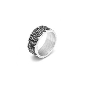Anello Uomo Giovanni Raspini Graffiato - 11320 - 24 Anello Uomo Giovanni Raspini Graffiato - 11320 - 24