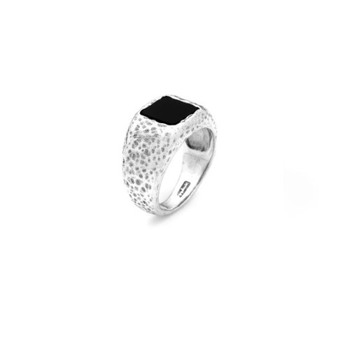 Anello Uomo Giovanni Raspini Onice Quadrato - 11644 - 24