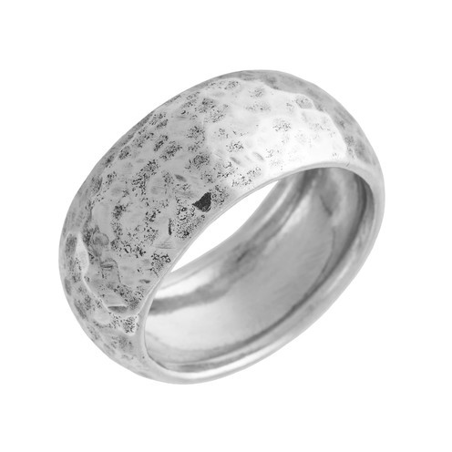 Anello Uomo Raspini Martellato Grande - 11871 - 26