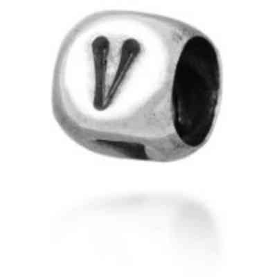 Bead Giovanni Raspini Lettera V - 11422