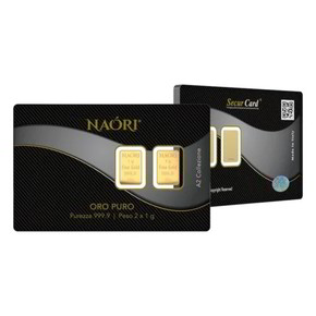 Blister Lingotti Oro 24Kt Naori 2x1 gr - NA0A2