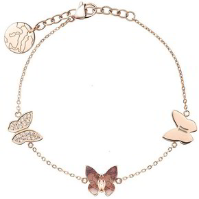 Bracciale 1ª Classe Alviero Martini Papillons - HSB-56588RG