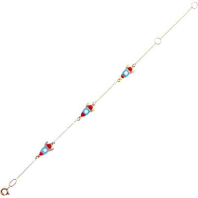 Bracciale Bambino Oro 18Kt Guzzi Gioielli - BR256/S3 Bracciale Bambino Oro 18Kt Guzzi Gioielli - BR256/S3