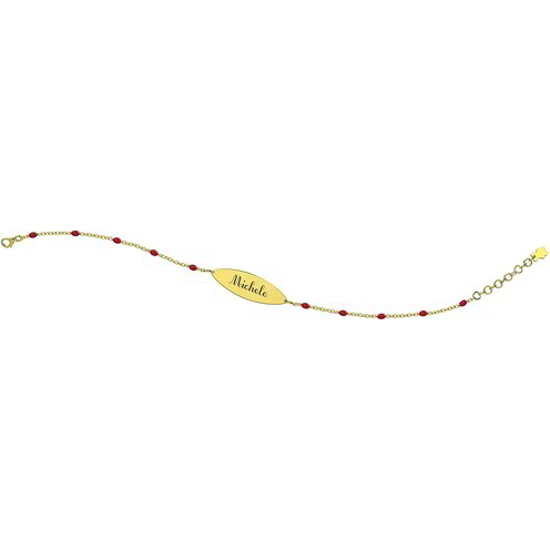 Bracciale Bambino Targhetta Nanan - NGLD0001