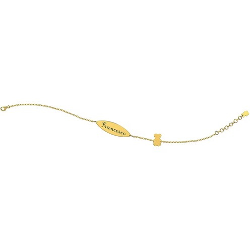 Aka Gioielli Bracciale Targhetta Bambino Argento 925 - Con Delfino Smaltato, Regalo Compleanno/Battesimo - Foto 7