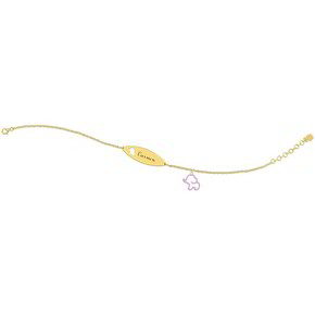 Bracciale Bambino Targhetta Nanan - NGLD0039