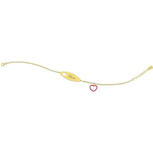 Bracciale Bambino Targhetta Nanan - NGLD0045