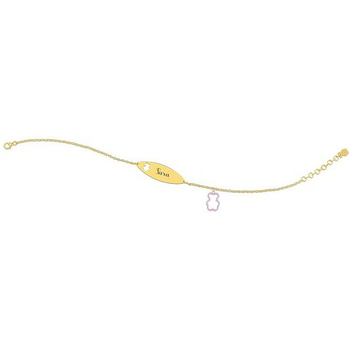 Bracciale Bambino Targhetta Nanan - NGLD0048