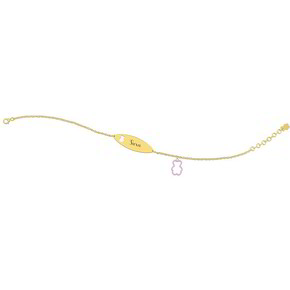 Bracciale Bambino Targhetta Nanan - NGLD0048