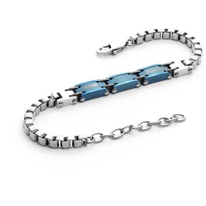 Bracciale Cesare Paciotti 4US Blue Tris - 4UBR3817 Bracciale Cesare Paciotti 4US Blue Tris - 4UBR3817