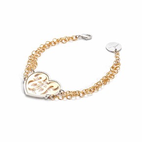Bracciale Cesare Paciotti 4US Golden Lock - 4UBR1351W Bracciale Cesare Paciotti 4US Golden Lock - 4UBR1351W