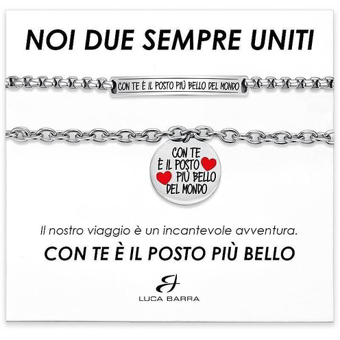 Bracciale Coppia Luca Barra Legame - BK2585