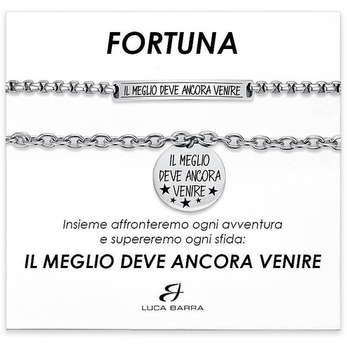 Bracciale Coppia Luca Barra Motivazione - BK2584
