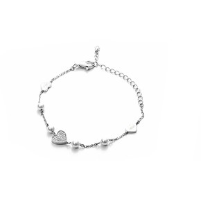 Bracciale Donna 4US Paciotti Pearl Love - 4UBR3012W Bracciale Donna 4US Paciotti Pearl Love - 4UBR3012W