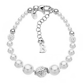 Bracciale Donna Boccadamo Argento Perle - BR369 Bracciale Donna Boccadamo Argento Perle - BR369