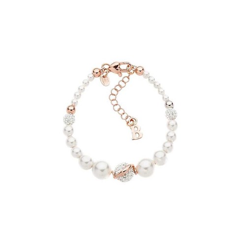 Bracciale Donna Boccadamo Argento Perle - BR369RS