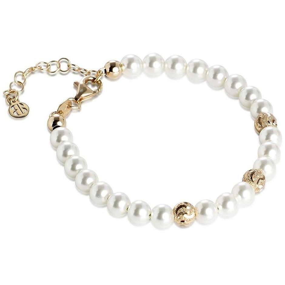 Bracciale Donna Boccadamo Argento Perle - BR478D